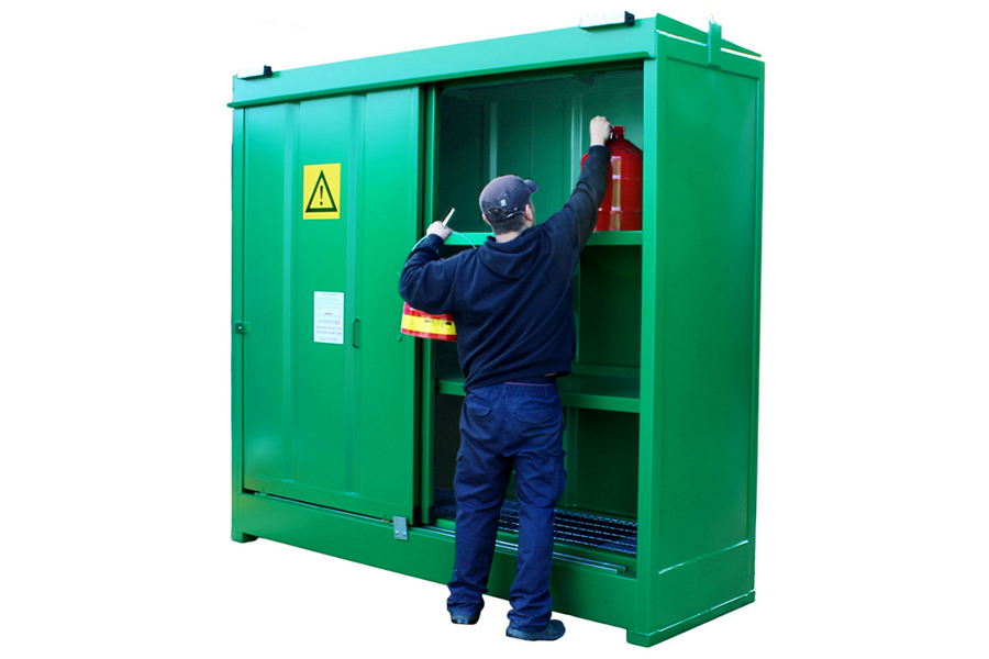 Lagerung von Chemikalien und Gefahrstoffen