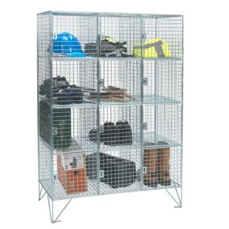 Multi Compartment Mesh Lockers