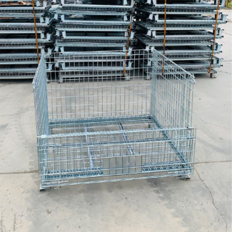 Collapsible Wire Mesh Pallet Cage