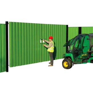Clad Hoarding Vehicle Gate