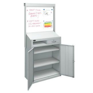 Information Work Station & Wipe Board from Safe Fence.