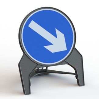 Keep Right Traffic Sign