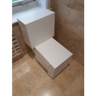 Feuerbeständiger WC-Schutz