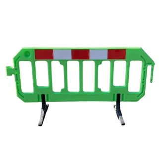 Grüne Kunststoff-Straßenbarriere