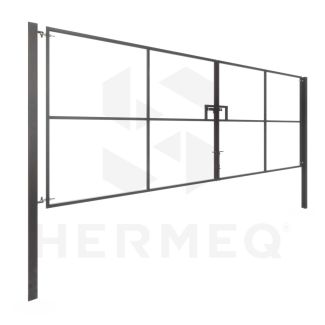 Temporäres, unverkleidetes Fahrzeugtor