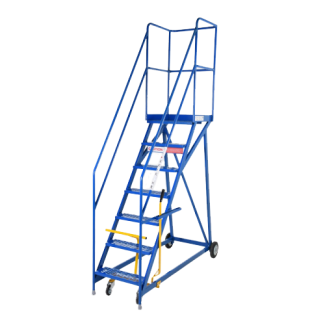 Mobile Hochleistungstreppe mit schmaler Basis