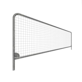 Klettersicherer Gitterzaun - halbe Höhe