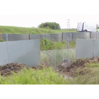 Wasserratten-Schutzzaun