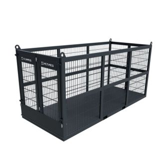 Krankäfig für Mülltonnen