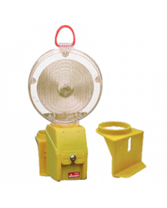 Nissen High Intensity White Light LED Warning Cone Lamp With Bracket for Traffic Cones