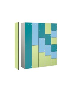 Persönliche nass- und wasserfeste Schließfächer aus Aluminium mit Türen ab Ebene 1