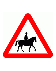 Accompanied Horse Sign