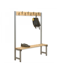 Garderobenhakenbank aus Aluminium