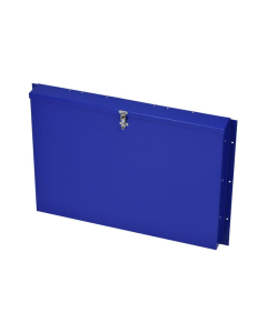 Wandmontierte Box für Drainagematten aus Ton