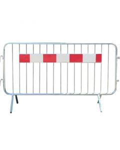 Fixed Leg Barrier Hi Vis Reflective