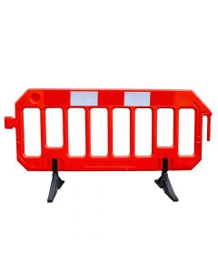 Rote Kunststoff-Straßenbarriere