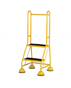 Mobile Sicherheitstreppe mit 2 Stufen