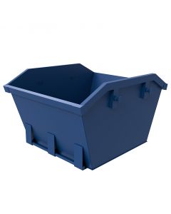 2 Yard Mini-Container - Offener Kettenlift - Blau
