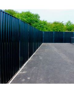 Stahlwand-Zaunsystem zur Bodenmontage