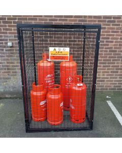 Robuste Gasflaschenlagerkäfige
