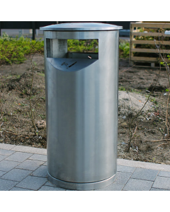 Edelstahl-Zigarettenabfalleimer