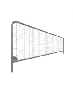 Klettersicherer Gitterzaun - halbe Höhe