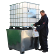 Galvanised Steel IBC Spill Pallet