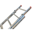 Double Extension Home Ladder close up.