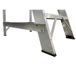 Aluminium Machine Stepladder close up.