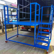 Platform With Integral Steps For Lorry
