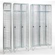 Bright Steel Mesh Lockers