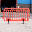 Orange Plastic Crowd Control Barrier