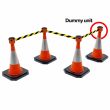 Dummy Retractable Cone Belt Barrier