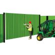 Clad Hoarding Vehicle Gate
