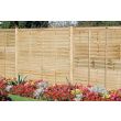 Pressure Treated Larch Lap Timber Fencing Panel