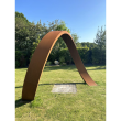 Corten Steel Moongate