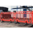 Hi-Vis Plastic Safety Barrier