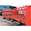 Plastic Orange Crowd Safety Barriers