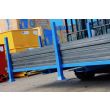 Painted Blue Forklift Road Form Stillages