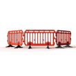 Pedestrian Barrier Orange
