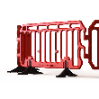 Plastic Ped Barrier