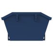 2 Yard Mini-Container - Offener Kettenlift - Blau