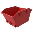 2 Yard Mini-Container - Offener Kettenlift - Rot