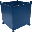 Solid Steel Fitting Bin