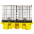 Double IBC Spill Containment Pallet With Grid