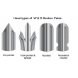 Steel Palisade Heads