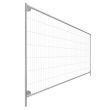 Square Top Temporary Mesh Panel