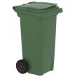 120 Litre Wheelie Bin Green