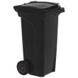 120 Litre Wheelie Bin Black