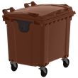 Brown Industrial Wheelie Bin